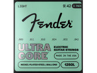Fender 1250 Ultracore Guitar Strings Nickel Plated Steel Ball End 1250L Gauges 009-042 (6) 3-Pack Fender 1250 Ultracore Guitar Strings Nickel Plated Steel Ball End 1250L Gauges 009-042 (6) 3-Pack